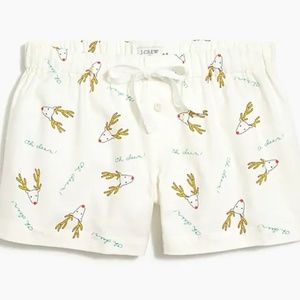 JCREW Oh Deer Sleep Shorts